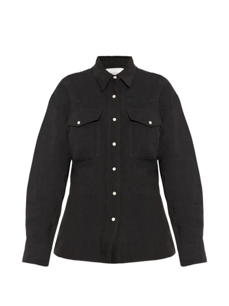  Studio Nicholson Camisa Con Bolsillos Con Botones - Negro 