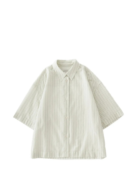  Studio Nicholson Camisa Merle A Rayas - Neutro 