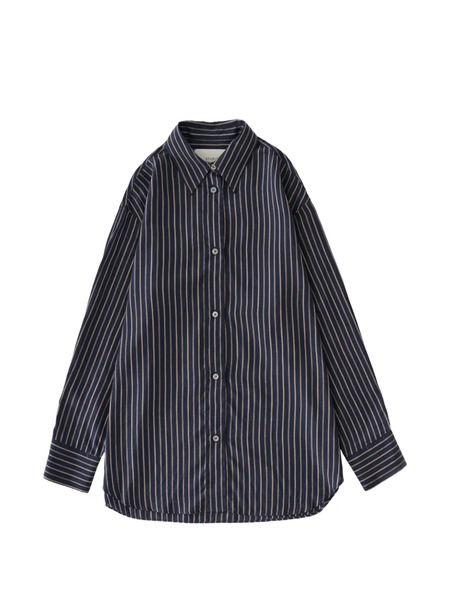  Studio Nicholson Camisa Rouen A Rayas - Azul 