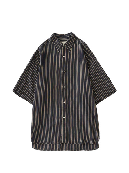  Studio Nicholson Camisa Sorono A Rayas - Azul 