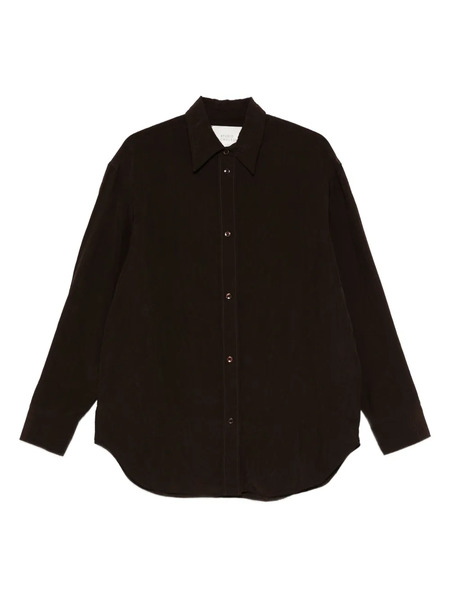  Studio Nicholson Camisa Texturizada Con Botones - Marrón 