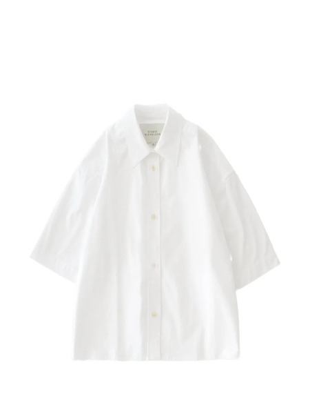  Studio Nicholson Camisa Tocoa - Blanco 