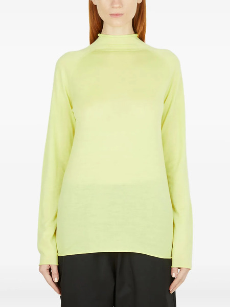  Studio Nicholson Jersey Calid Con Cuello Vuelto - Amarillo 