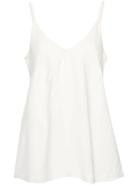  Studio Nicholson Top Holzer Acampanado - Blanco 