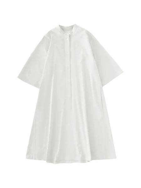  Studio Nicholson Vestido Midi Bloch - Blanco 