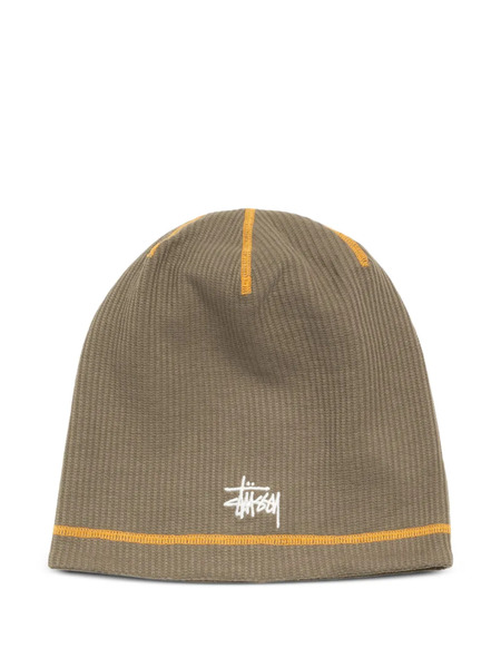  Stüssy Gorro Waffle Skullcap - Verde 