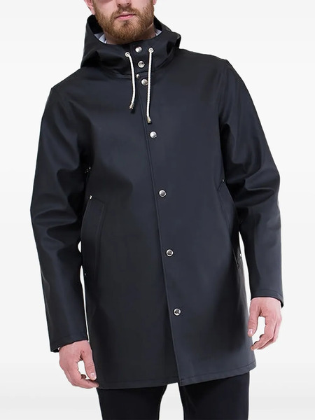  Stutterheim Stockholm Hooded Jacket - Negro 