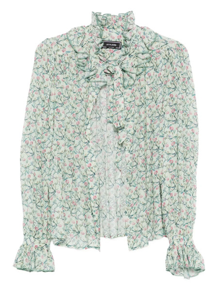  Styland Blusa Con Estampado Floral - Verde 