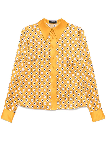  Styland Camisa Con Estampado Floral - Amarillo 