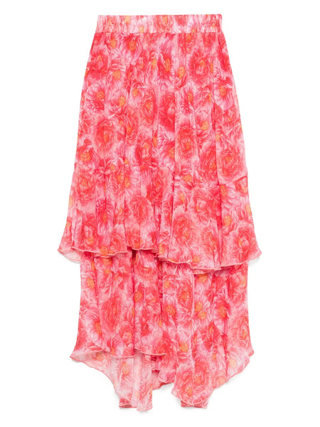  Styland Falda Con Estampado Floral - Rosa 