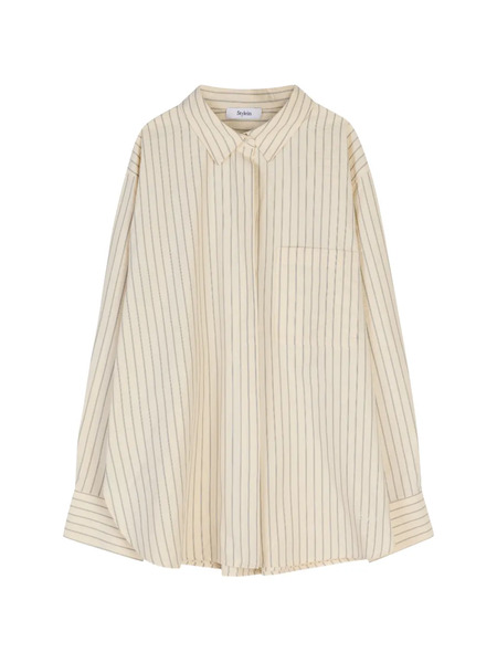  Stylein Camisa Oversize Jansell A Rayas - Neutro 