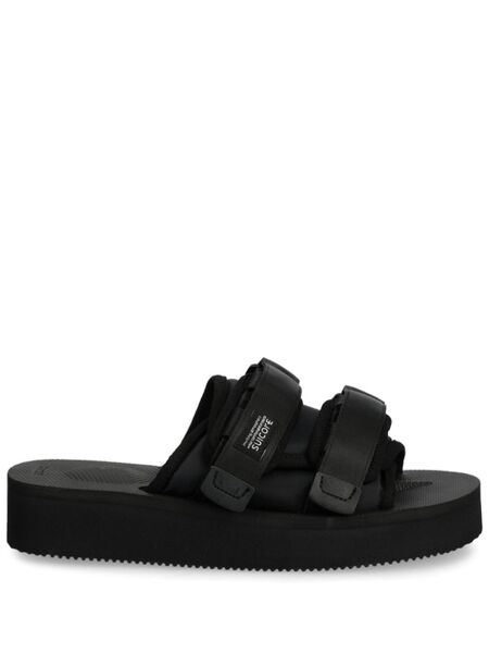  Suicoke Chanclas Con Cierre Autoadherente - Negro 