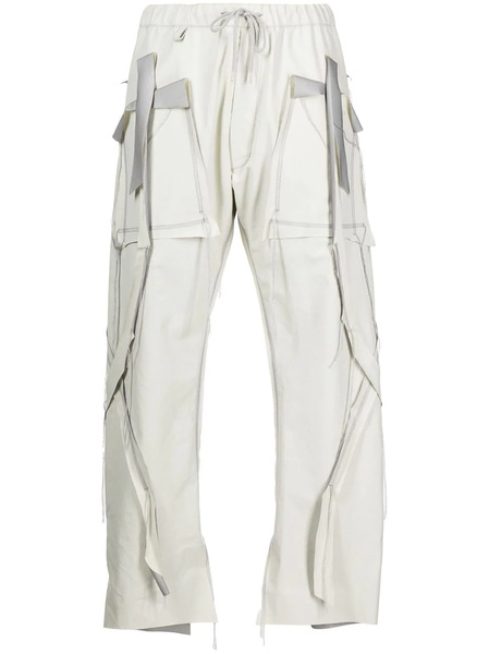  Sulvam Pantalones Con Paneles - Blanco 