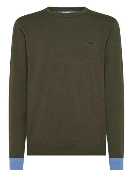  Sun68 Jersey Con Parches En Los Codos - Verde 