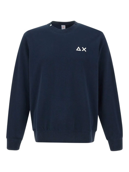  Sun68 Sudadera Con Logo Bordado - Azul 