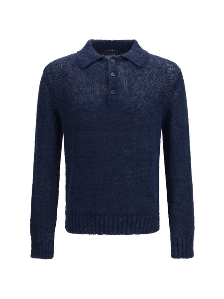  Sunflower Polo De Lino - Azul 