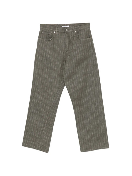  Sunflower Vaqueros Wide Twist Rectos A Rayas - Verde 