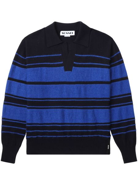  Sunnei Jersey A Rayas - Azul 