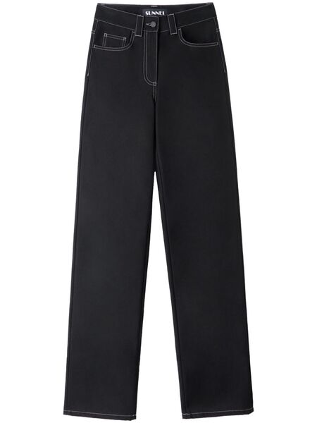  Sunnei Pantalones Bellidentro - Negro 