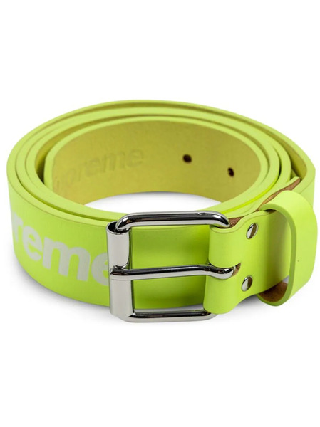  Supreme Cinturón Repeat Fluorescent Yellow - Verde 