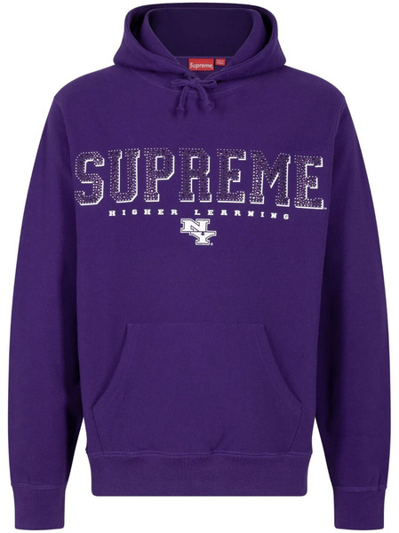  Supreme Sudadera Gems Con Capucha - Morado 