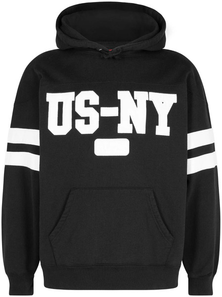  Supreme Sudadera Us-ny Con Capucha - Negro 