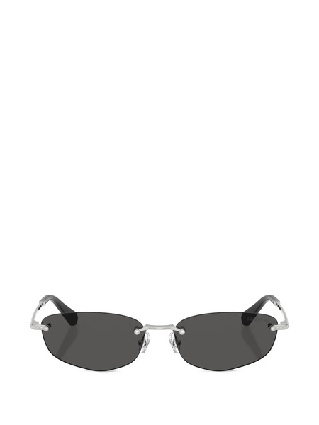  Swarovski Gafas De Sol Con Montura Rectangular - Plateado 