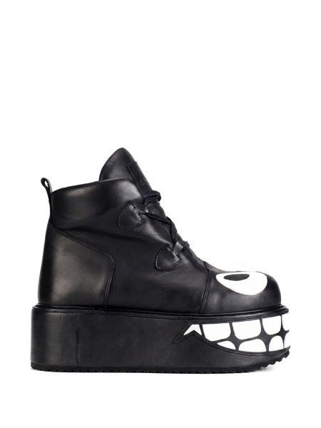  Swear Botines Smiley Con Plataforma - Negro 