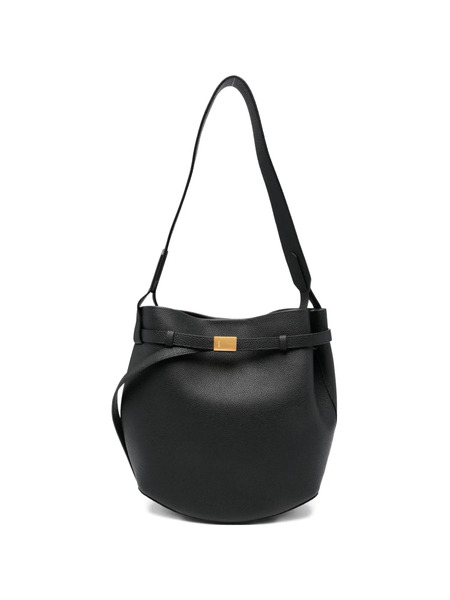  System Bolso De Hombro De Piel - Negro 