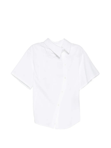  System Camisa Asimétrica Con Botones - Neutro 