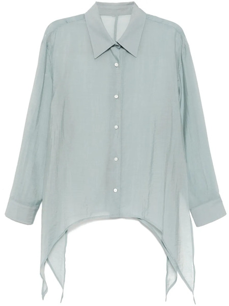  System Camisa Con Abertura Lateral - Azul 