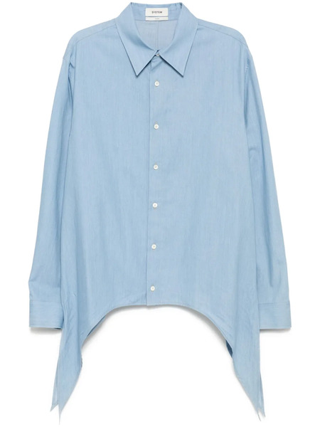 System Camisa Con Lazo - Azul 