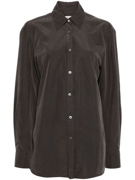  System Camisa Holgada Con Cuello Clásico - Gris 