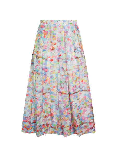  Talking Walls Falda Lily Con Estampado De Confeti - Blanco 