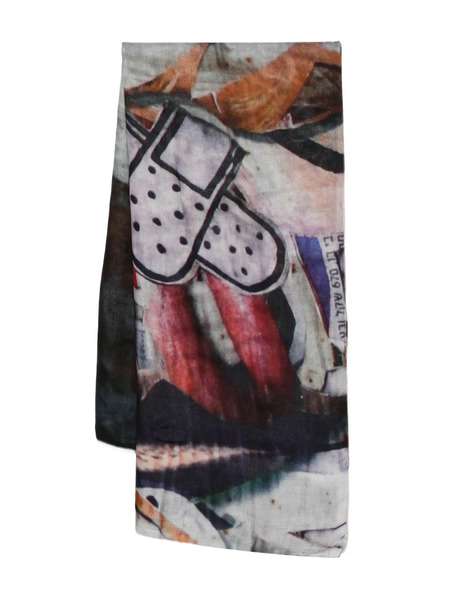  Talking Walls Fular Estampado - Neutro 