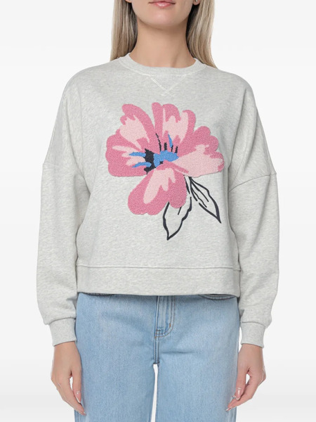  Ted Baker Sudadera Vienaa Con Parche Floral - Gris 