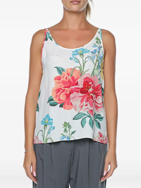  Ted Baker Top Purrla Con Estampado Floral - Blanco 