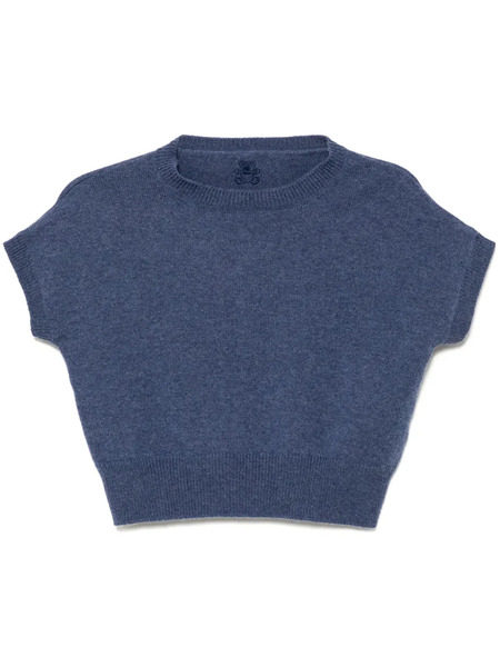  Teddy Cashmere Top Genova - Azul 