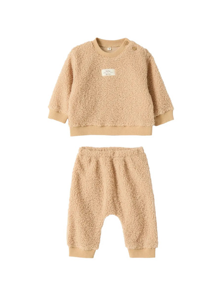  Teddy & Minou Conjunto Con Parche Del Logo - Neutro 