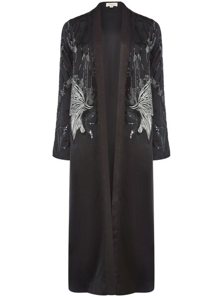  Temperley London Abrigo Inez - Negro 