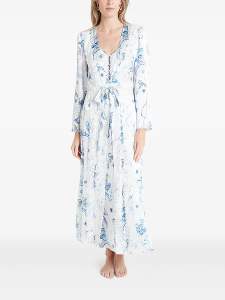  Temperley London Albornoz Aphrodite - Blanco 