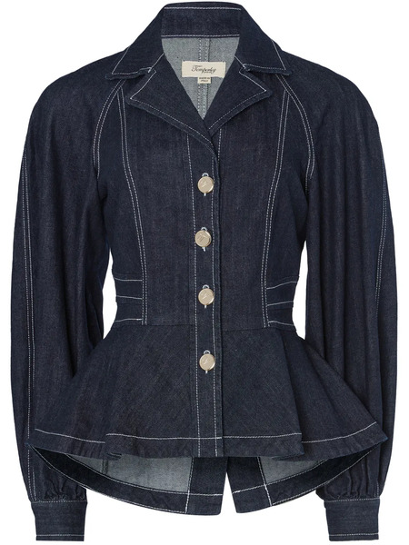  Temperley London Chaqueta Maye - Azul 