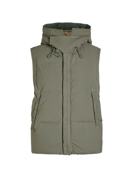  Ten C Chaleco Boreal Con Capucha - Verde 