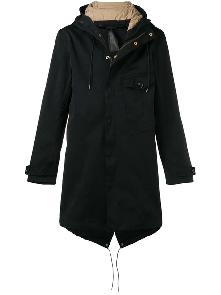 Ten C Parka Con Capucha - Azul 