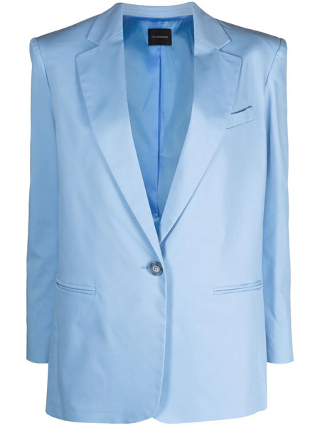 The Andamane Blazer Oversize Guia Con Botones - Azul 