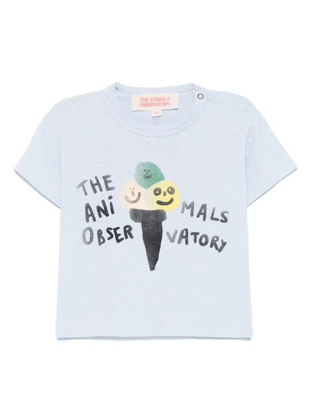  The Animals Observatory Camiseta Pangolin - Azul 