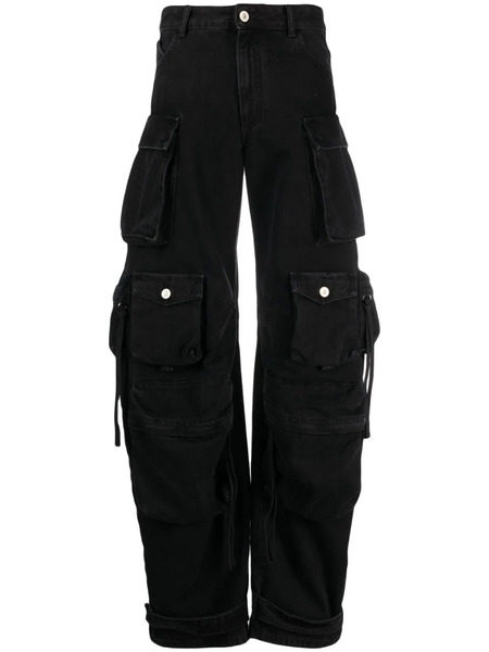  The Attico Vaqueros Cargo Oversize - Negro 