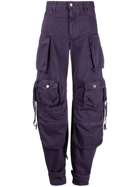  The Attico Vaqueros Fern Cargo Oversize - Morado 