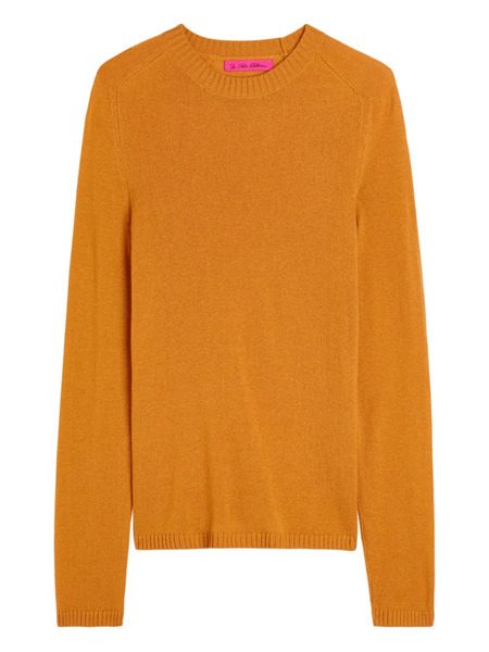  The Elder Statesman Jersey Con Cuello Redondo - Naranja 