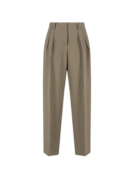  The Frankie Shop Pantalones Daytona Con Pinzas - Verde 